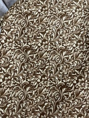 Riley Blake Cowgirl Brown Cotton Fabric  1 Yd New